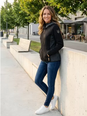 Ženski sweatshirt TORSTAI TROMSSA CRNA