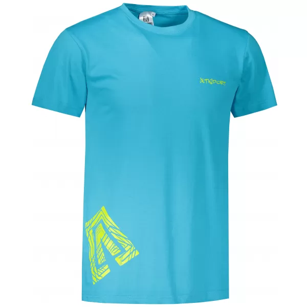  Muška majica kratkih rukava ALTISPORT ALM013129 TIRKIZ 
