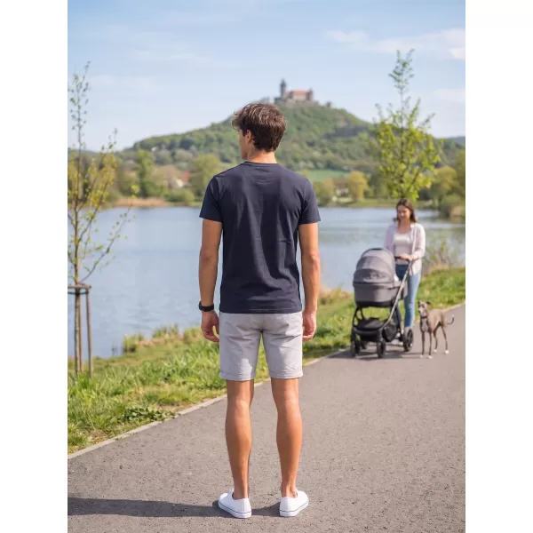  Muška majica kratkih rukava ALTISPORT ALM013129 MORNARSKO PLAVA 