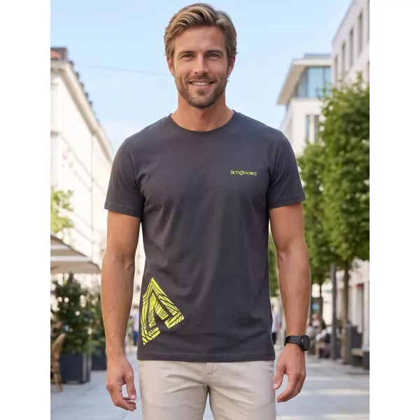  Muška majica kratkih rukava ALTISPORT ALM013129 EBANOVINA SIVA 