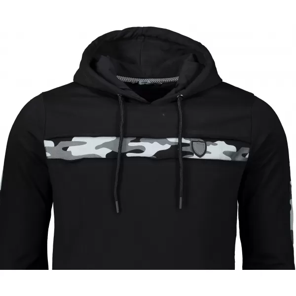  Muški produženi sweatshirt KIXMI KENNY CRNO 