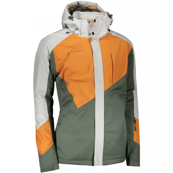  Muška skijaška jakna ALPINE PRO SARDAR 4 MJCS450 NARANČA 