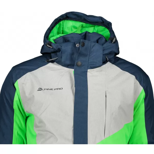  Muška skijaška jakna ALPINE PRO SARDAR 4 MJCS450 ZELENA 