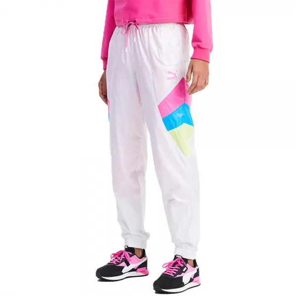  Ženske hlače PUMA TFS TRACK PANT WOVEN BIJELA 