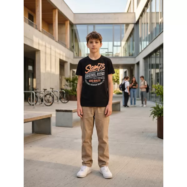  Majica za dječake SAM 73 ARCHIE BT 543 CRNI 