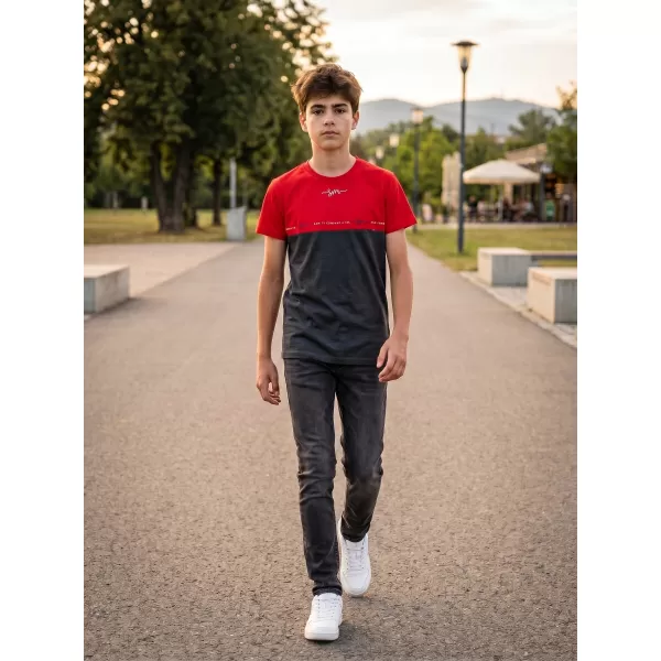  Majica za dječake SAM 73 BARRY BT 542 CRNI 