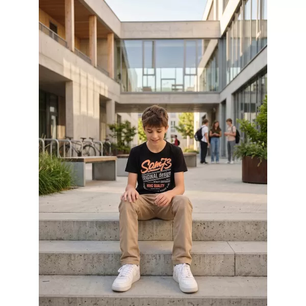  Majica za dječake SAM 73 ARCHIE BT 543 CRNI 