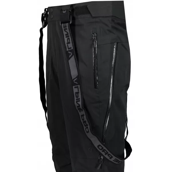 Muške skijaške hlače ALPINE PRO NUDD 6 MPAS475 CRNI 