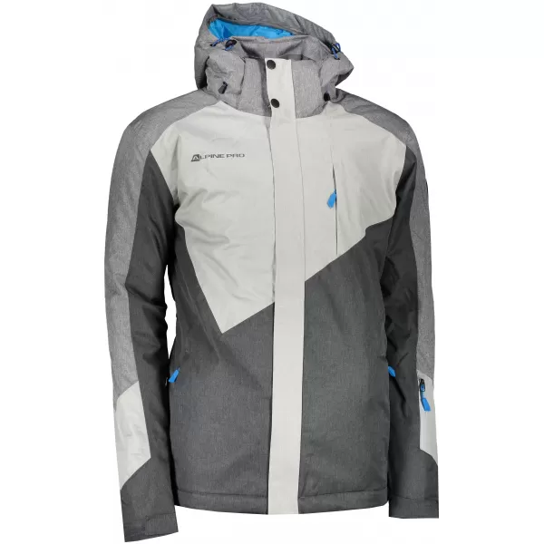  Muška skijaška jakna ALPINE PRO SARDAR 4 MJCS450 SIVA 