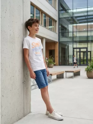 Majica za dječake SAM 73 ARCHIE BT 543 BIJELA