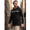 Muški produženi sweatshirt KIXMI KENNY CRNO