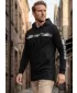 Muški produženi sweatshirt KIXMI KENNY CRNO