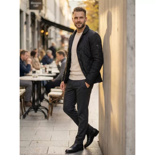  Muška jakna KIXMI KRISPEN CRNO 