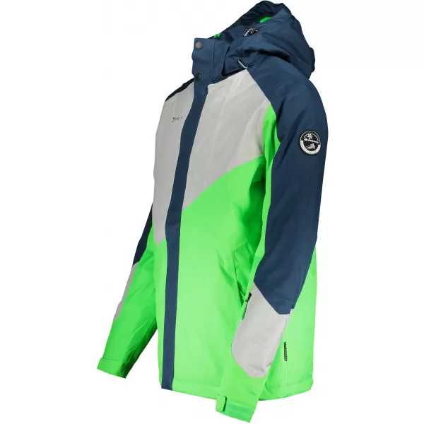  Muška skijaška jakna ALPINE PRO SARDAR 4 MJCS450 ZELENA 