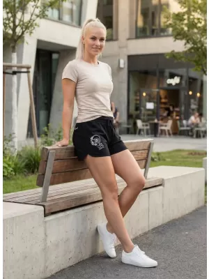 Ženske kratke hlače ALTISPORT KAKOSA CRNO