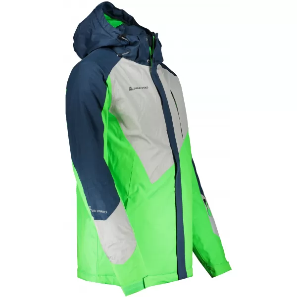  Muška skijaška jakna ALPINE PRO SARDAR 4 MJCS450 ZELENA 