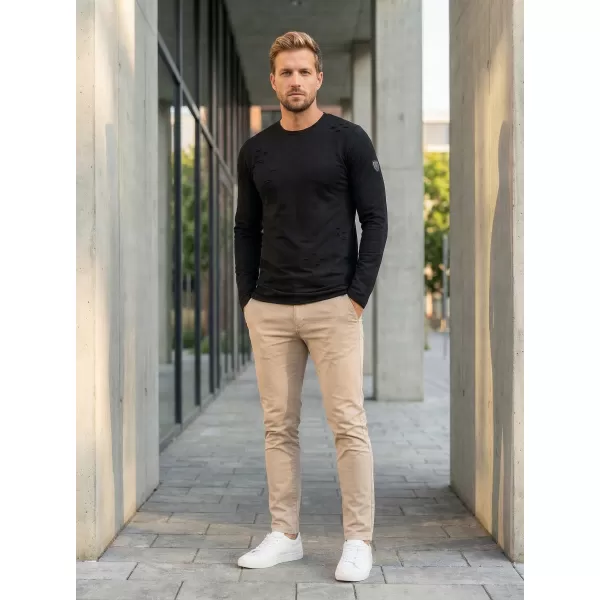  Muški sweatshirt KIXMI KARMELO CRNO 