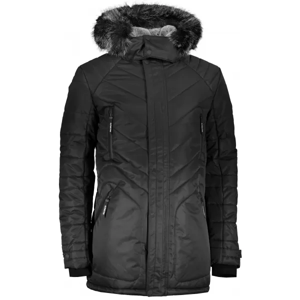  Muška zimska jakna ALPINE PRO ICYB 6 MJCS432 CRNI 
