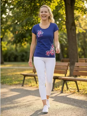 Dámské triko ALTISPORT CARRYOVER ALW016122 KRÁLOVSKÁ MODRÁ