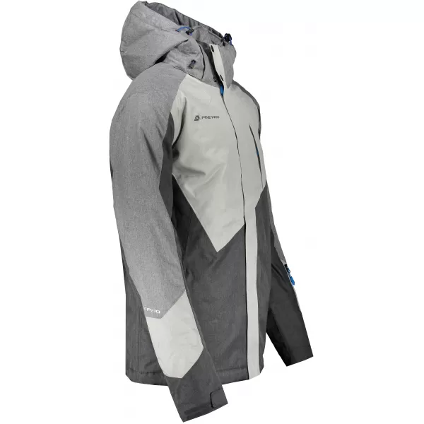 Muška skijaška jakna ALPINE PRO SARDAR 4 MJCS450 SIVA 