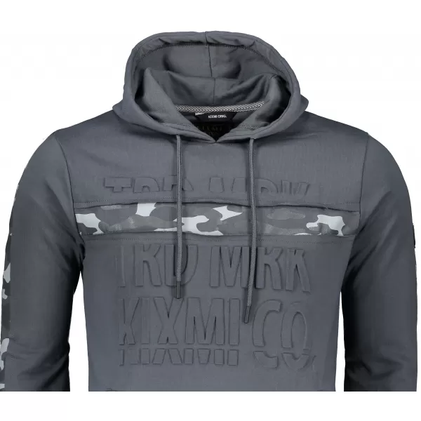  Muški produženi sweatshirt KIXMI KENDEL TAMNO SIVA 