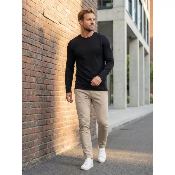  Muški sweatshirt KIXMI KARMELO CRNO 