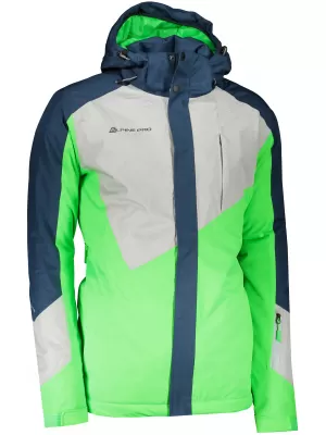 Muška skijaška jakna ALPINE PRO SARDAR 4 MJCS450 ZELENA