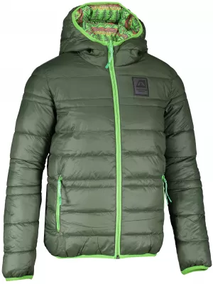 Dječja dvostruka jakna ALPINE PRO IDIKO KJCS182 ZELENA