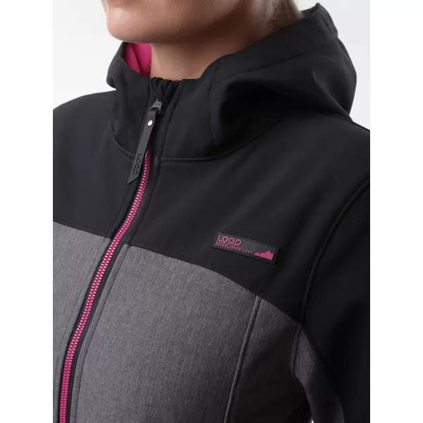  Ženski softshell kaput LOAP LYANA SFW2018 CRNA 