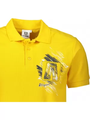 Muška majica kratkih rukava ALTISPORT ALM032203 ŽUTA BOJA
