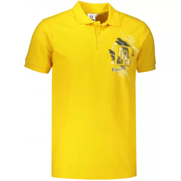  Muška majica kratkih rukava ALTISPORT ALM032203 ŽUTA BOJA 