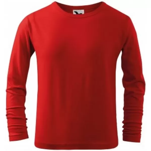  Dječja majica MALFINI FIT-T LS 121 CRVENA 