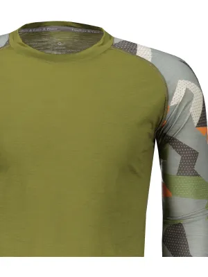 Muška termo majica SENSOR MERINO IMPRESS 19200021 SAFARI/KAMO