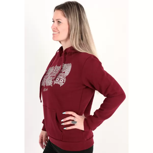  Ženski sweatshirt ALTISPORT ALW005JN795 TAMNOCRVENA 
