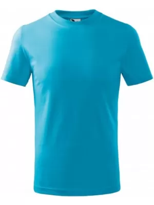 Dječja majica MALFINI BASIC 138 TIRKIZ