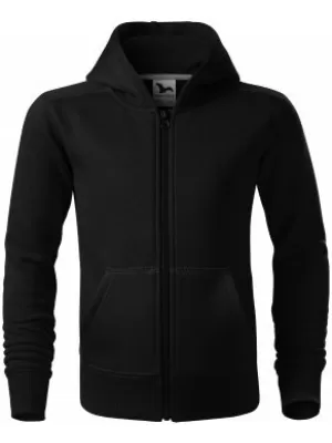 Dječji sweatshirt MALFINI TRENDY ZIPPER 412 CRNA