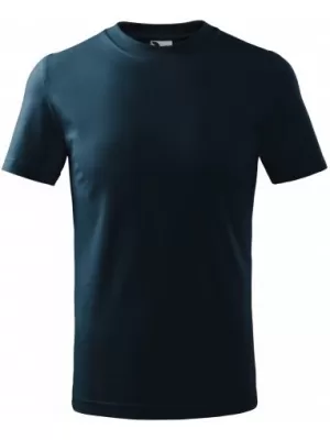 Dječja majica MALFINI BASIC 138 TAMNOPLAVA