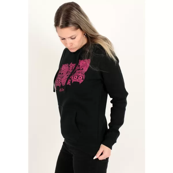  Ženski sweatshirt ALTISPORT ALW005JN795 CRNO RUŽIČASTA 