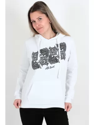 Ženski sweatshirt ALTISPORT ALW005JN795 BIJELA