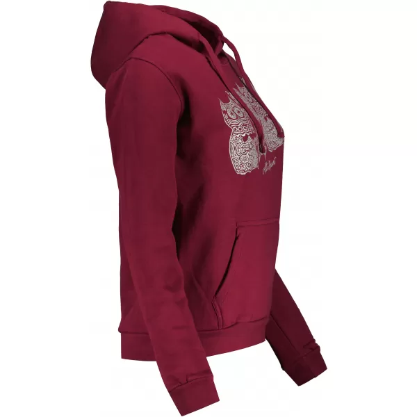  Ženski sweatshirt ALTISPORT ALW005JN795 TAMNOCRVENA 