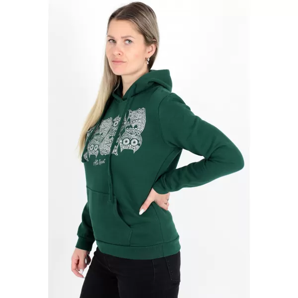 Ženski sweatshirt ALTISPORT ALW005JN795 TAMNOZELENE 