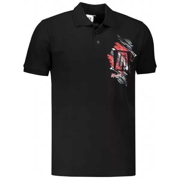  Muška majica kratkih rukava ALTISPORT ALM032203 CRNO 