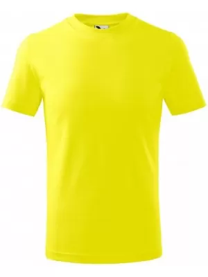 Dječja majica MALFINI BASIC 138 LIMUN