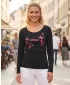 Ženska majica kratkih rukava ALTISPORT ALW011169 TAMNOPLAVA/RUŽIČASTA