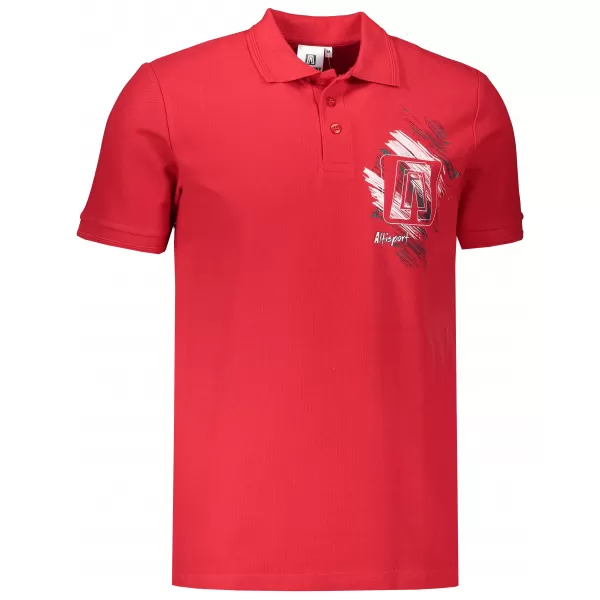  Muška majica kratkih rukava ALTISPORT ALM032203 CRVENA 