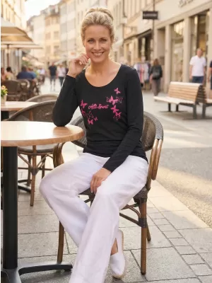 Ženska majica kratkih rukava ALTISPORT ALW011169 TAMNOPLAVA/RUŽIČASTA