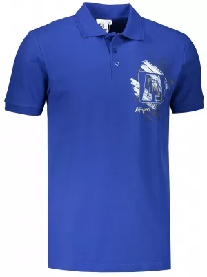 Muška majica kratkih rukava ALTISPORT ALM032203 KRALJEVSKI PLAVA