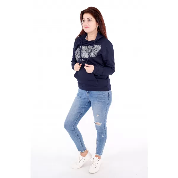  Ženski sweatshirt ALTISPORT ALW005JN795 MORNARSKO PLAVA 