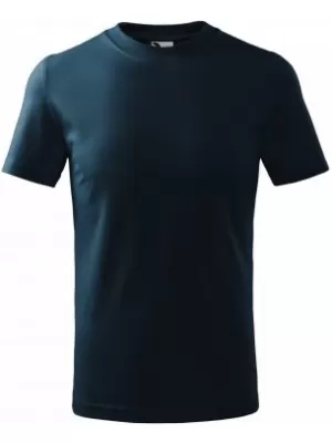 Dječja majica MALFINI CLASSIC 100 TAMNOPLAVA