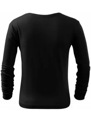 Dječja majica MALFINI FIT-T LS 121 CRNA
